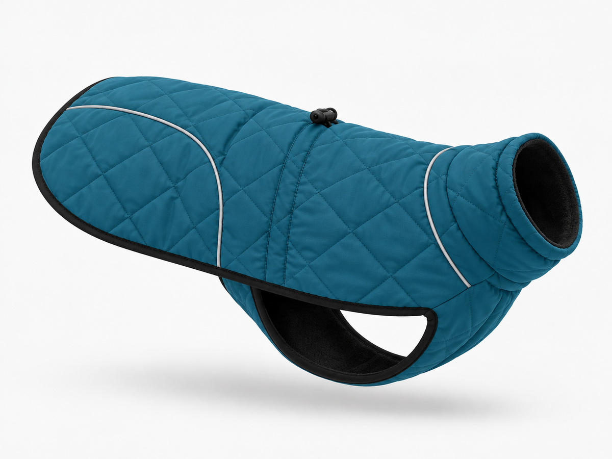 NOVURA Glacier™ abrigo acolchado para perro verde azulado